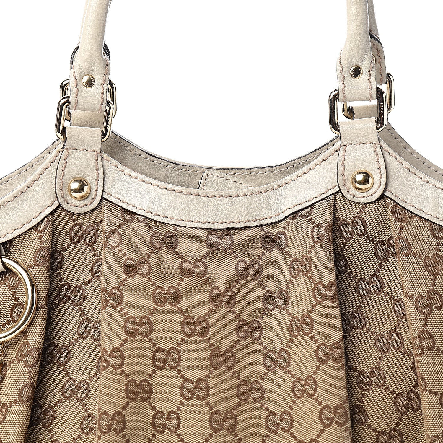 Gucci Monogram Medium Sukey Tote Off White 9 of 9