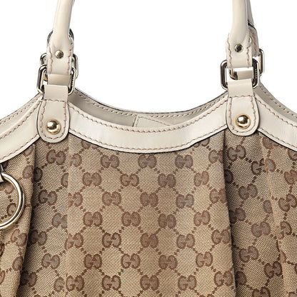 Gucci Monogram Medium Sukey Tote Off White 9 of 9