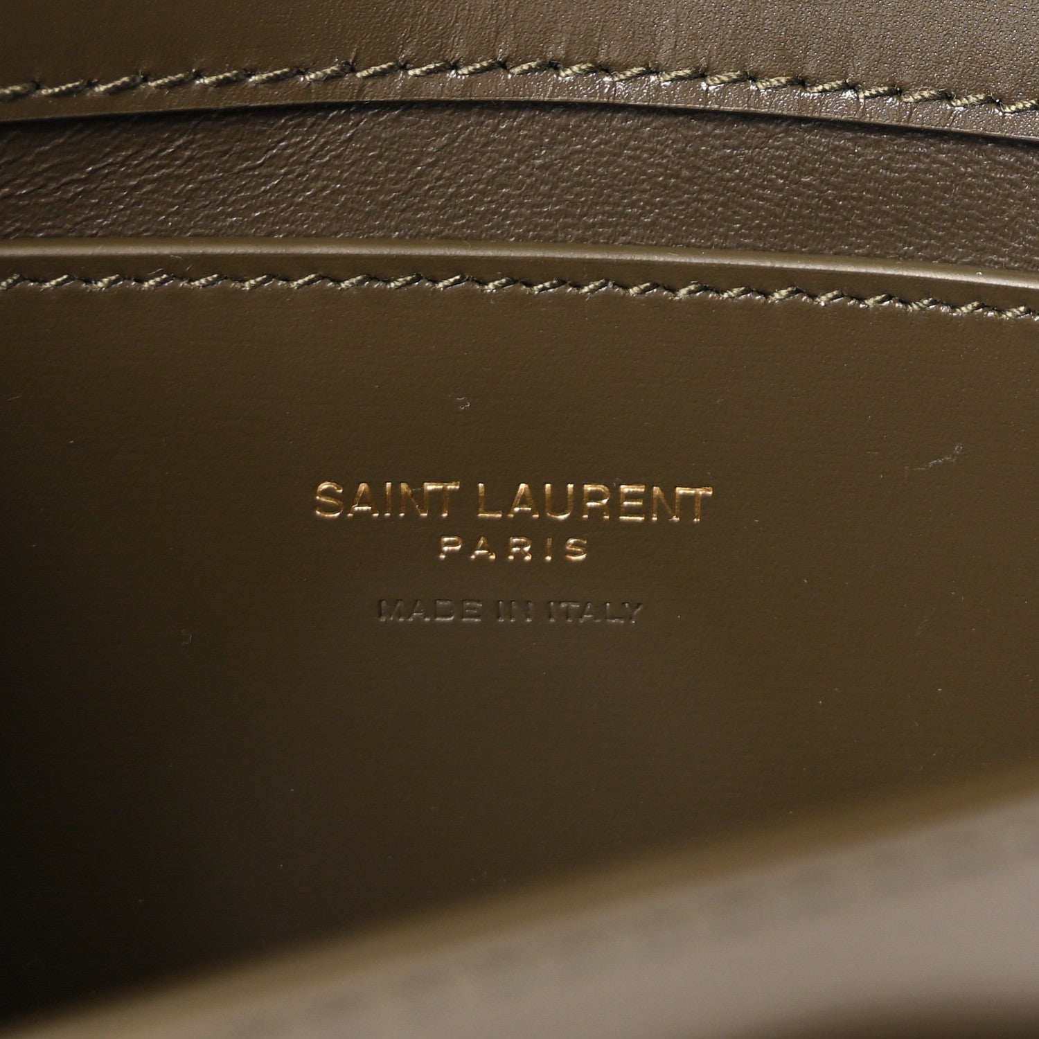 Saint Laurent Box Calfskin Mini Voltaire Shoulder Bag  Deep Musk 6 of 10