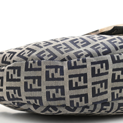 Fendi Zucchino Hobo Navy 3 of 14