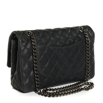 Chanel Washed Caviar 2.55 Reissue 227 Flap Black 3 of 8