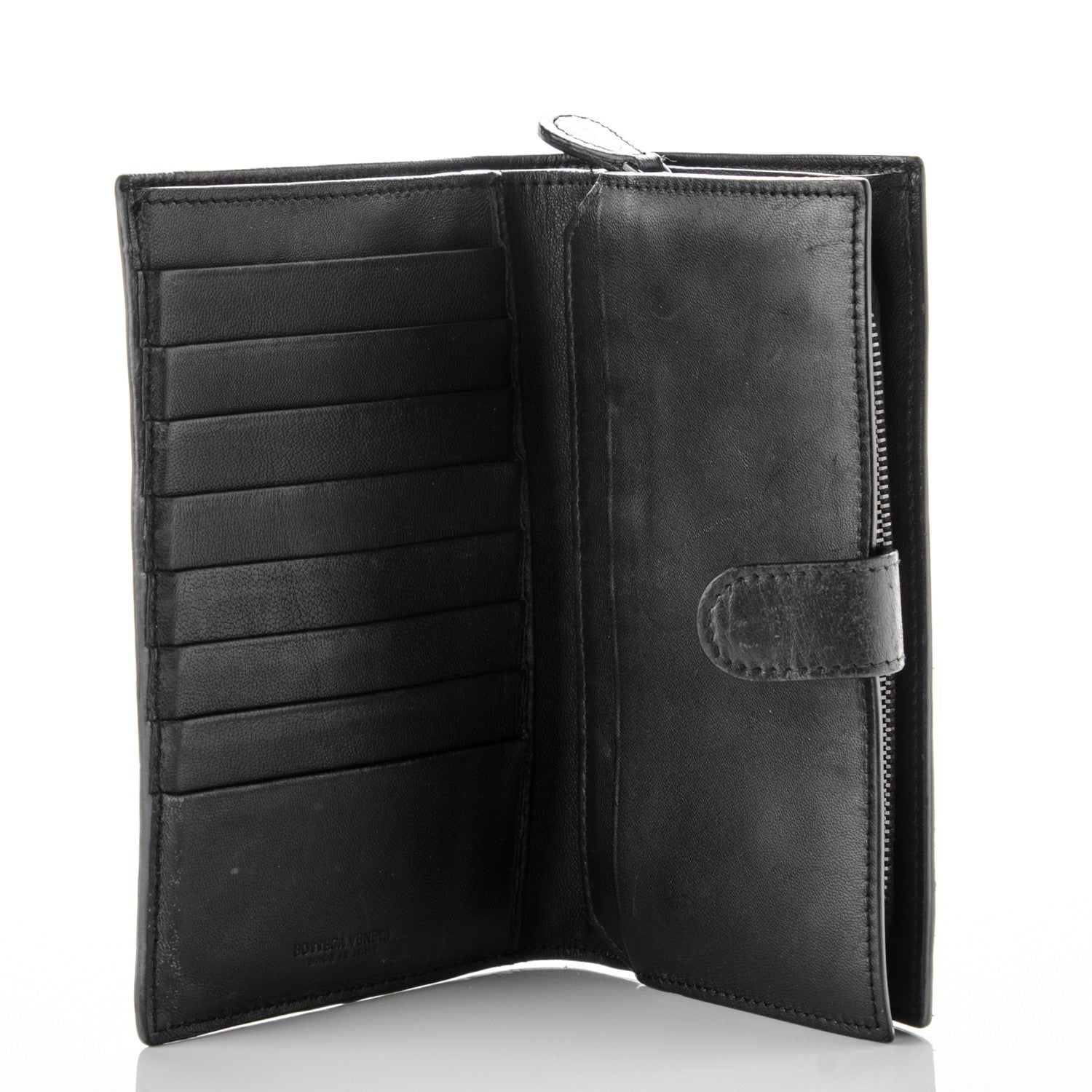 Bottega Veneta Nappa Intrecciato Continental Wallet Black 5 of 9