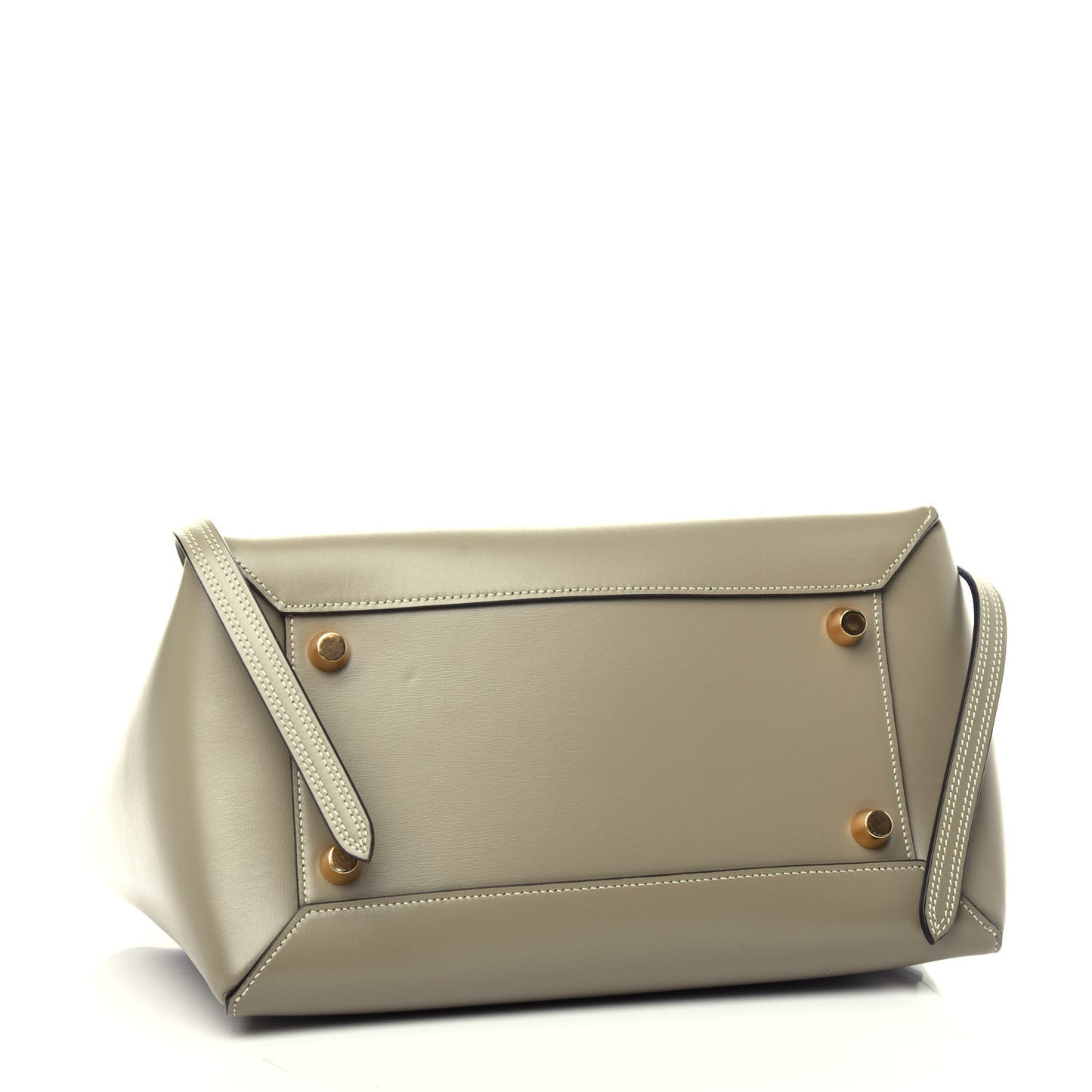 Palmelato Calfskin Mini Belt Bag Khaki Cream