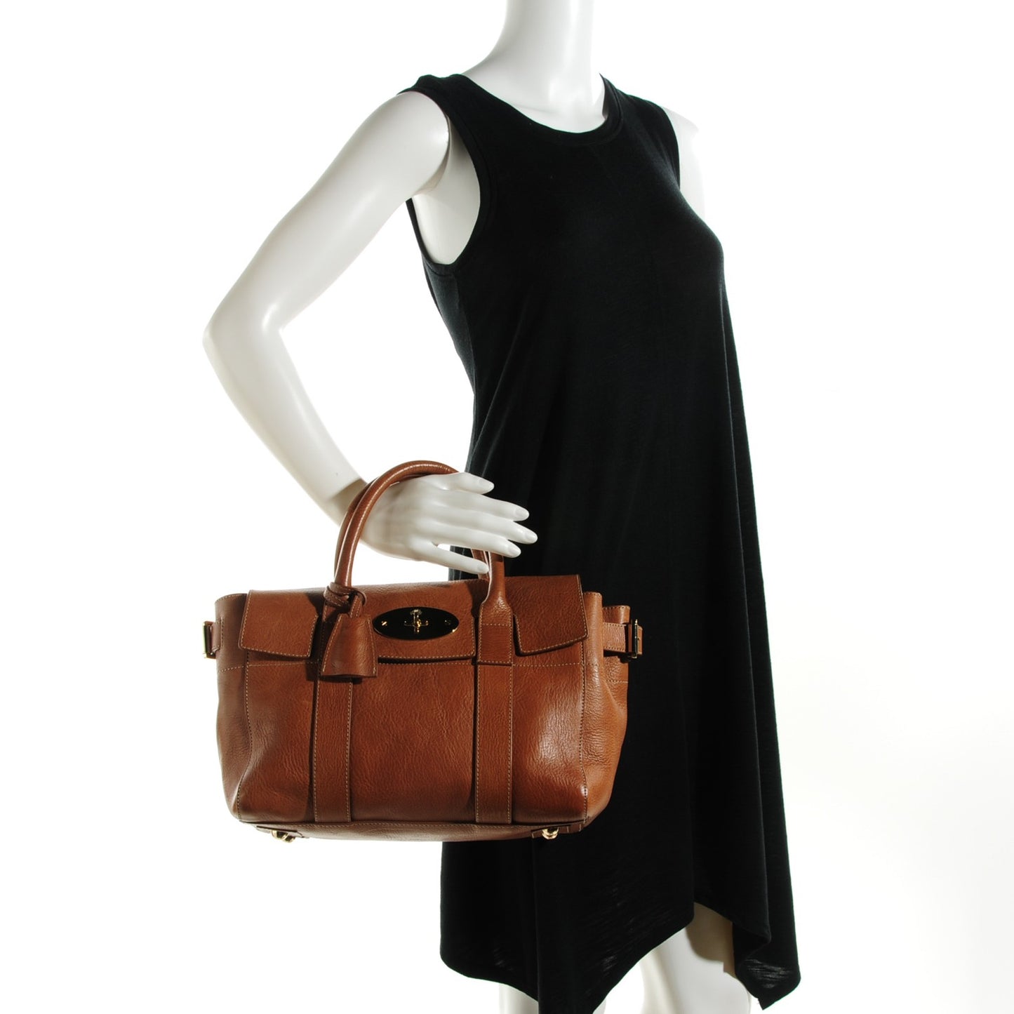 Natural Leather Small Bayswater Oak
