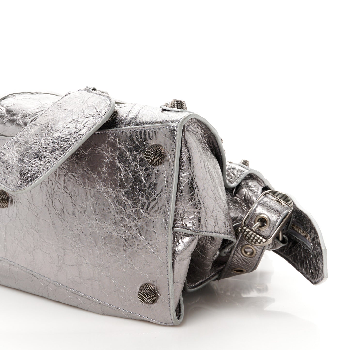Metallic Agneau Arena Neo Cagole City Silver