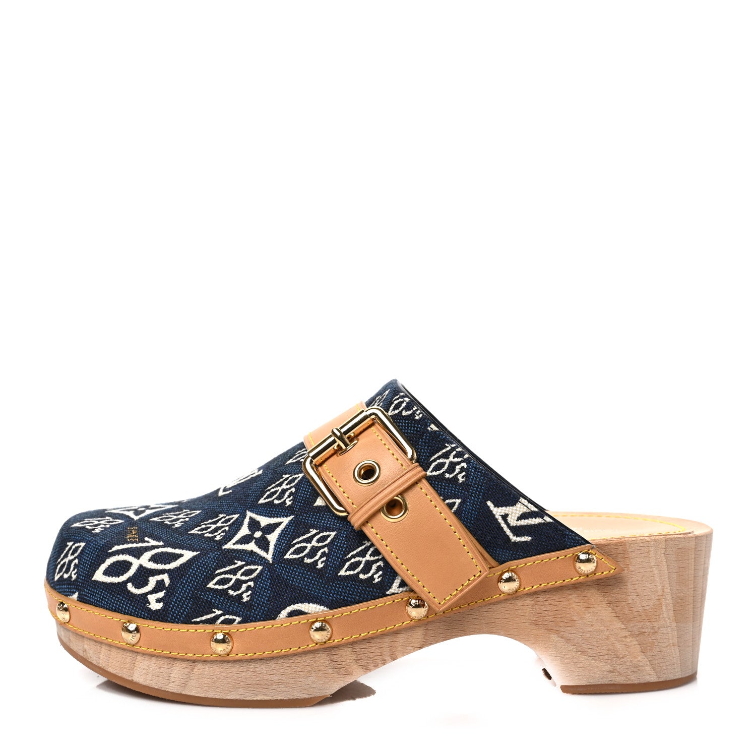 Louis Vuitton Jacquard Since 1854 Cottage Clog Mules 36 Blue 1 of 7