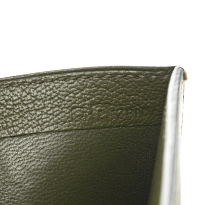 Hermes Chevre Mysore Bearn Compact Wallet Canopee 7 of 9