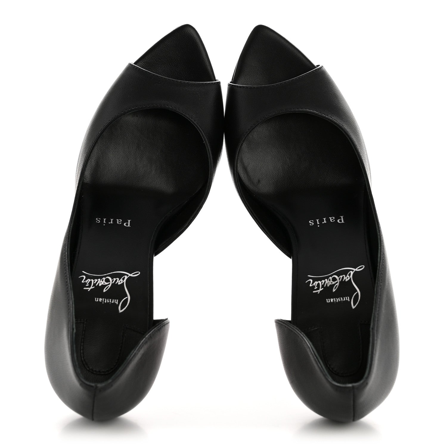 Christian Louboutin Nappa Apostropha 80 Pumps 36 Black 2 of 9