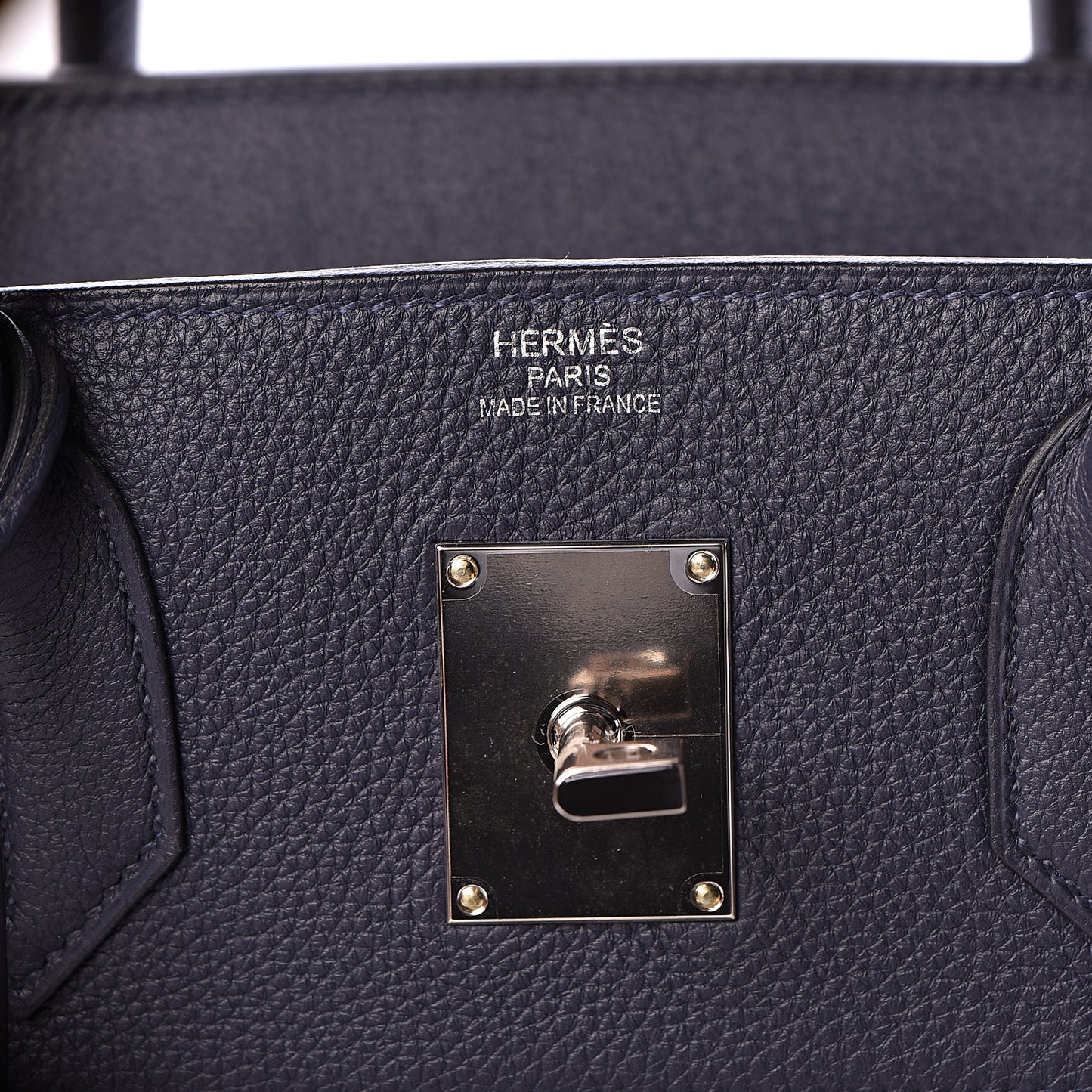 Togo Todoo Feutre HAC Birkin 40 Gris Clair Bleu Nuit