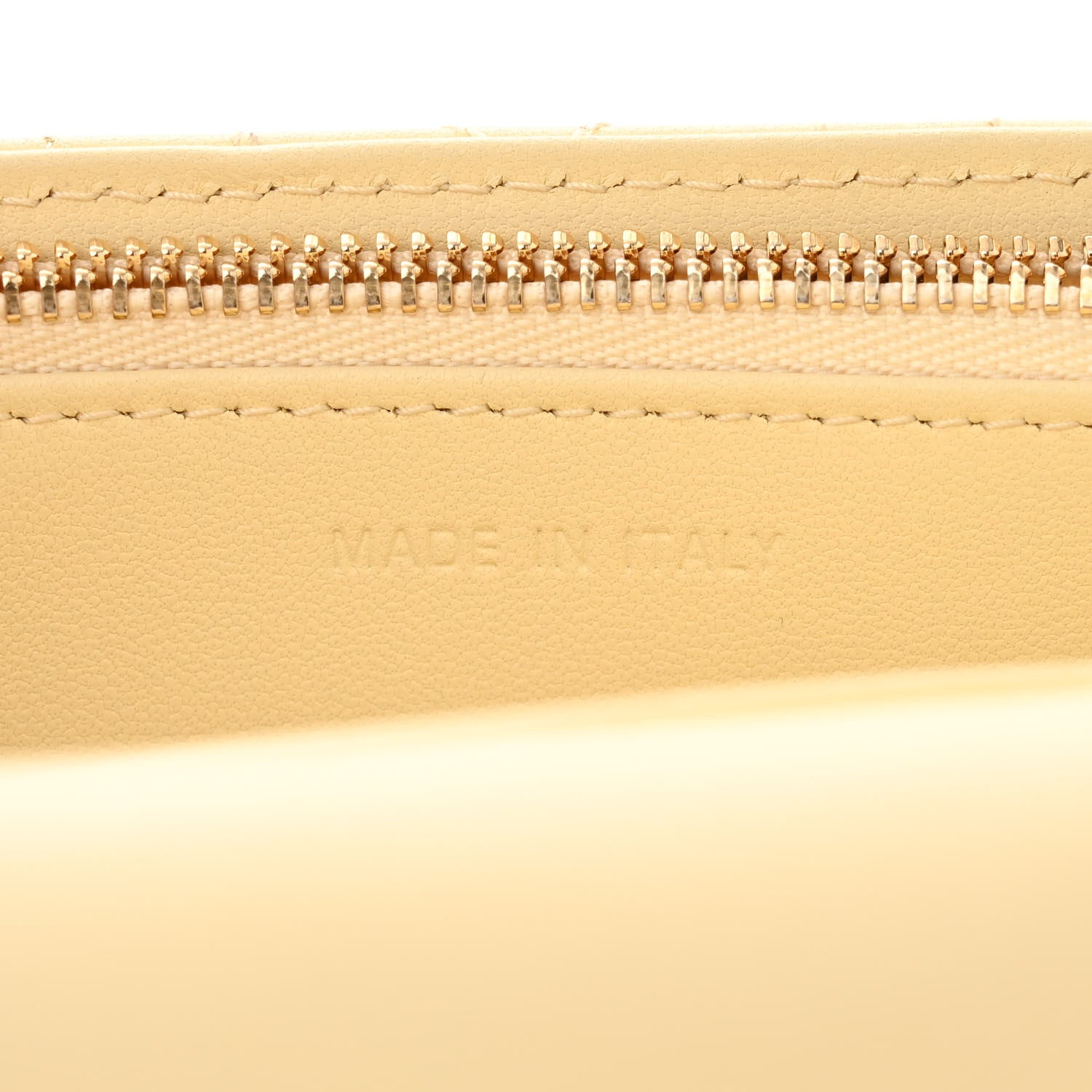 Christian Dior Lambskin Cannage Chain My Dior Daily Chain Pouch Soft Yellow 7 of 10