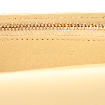 Christian Dior Lambskin Cannage Chain My Dior Daily Chain Pouch Soft Yellow 7 of 10