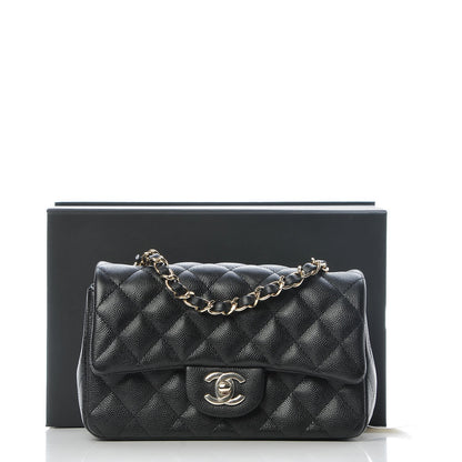 Chanel Caviar Quilted Mini Rectangular Flap Black 8 of 8