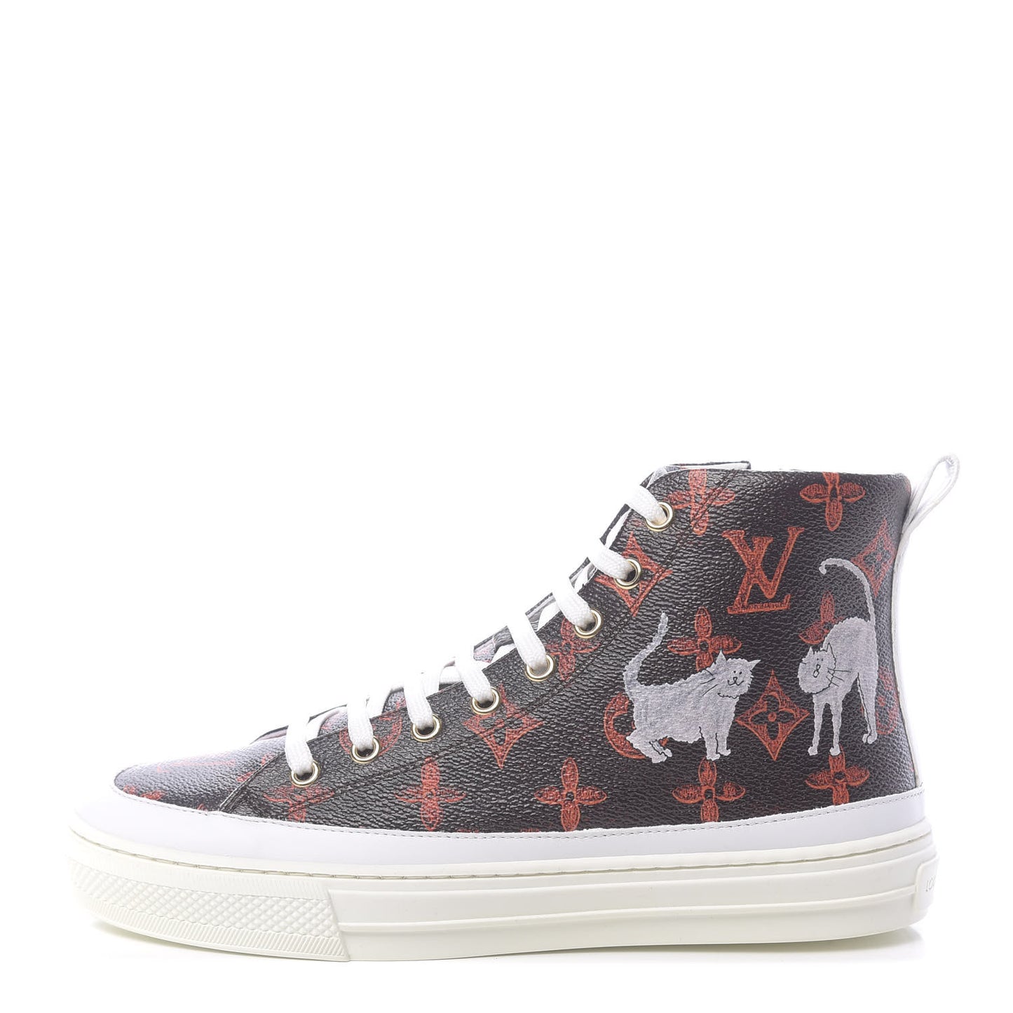 Catogram Stellar Sneaker Boots 37 Marron