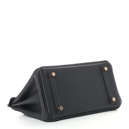 Hermes Togo Birkin 25 Black 4 of 10