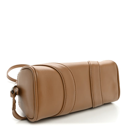 Prada Soft Calfskin Bowling Crossbody Bag Caramel 3 of 8