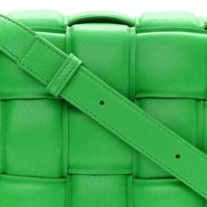 Bottega Veneta Nappa Maxi Intreccio Padded Cassette Crossbody Bag Grass 8 of 10