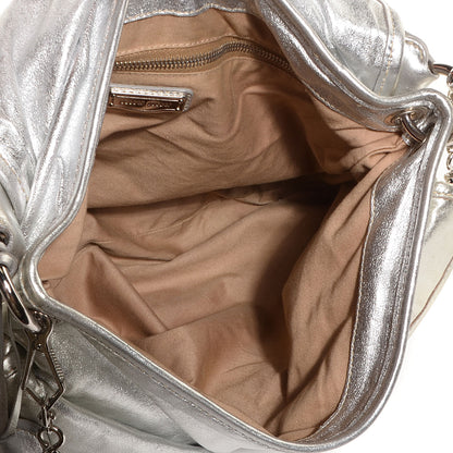 Miu Miu Leather Matelasse Coffer Silver 5 of 10
