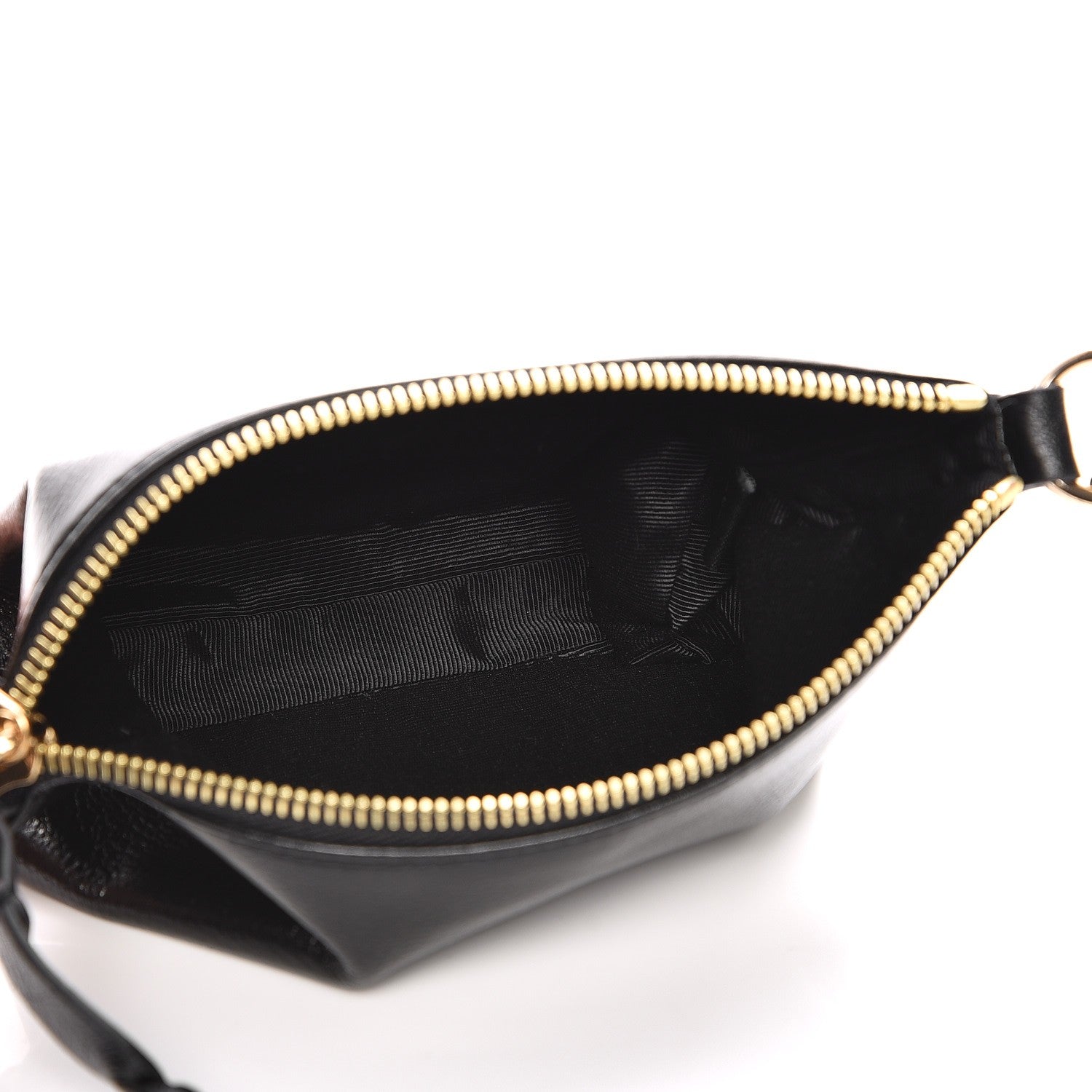 Mulberry Soft Spongy Calfskin Daria Wrist Clutch Black 5 of 8