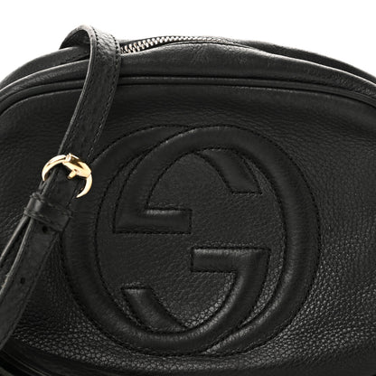 Gucci Pebbled Calfskin Small Soho Disco Bag Black 8 of 11