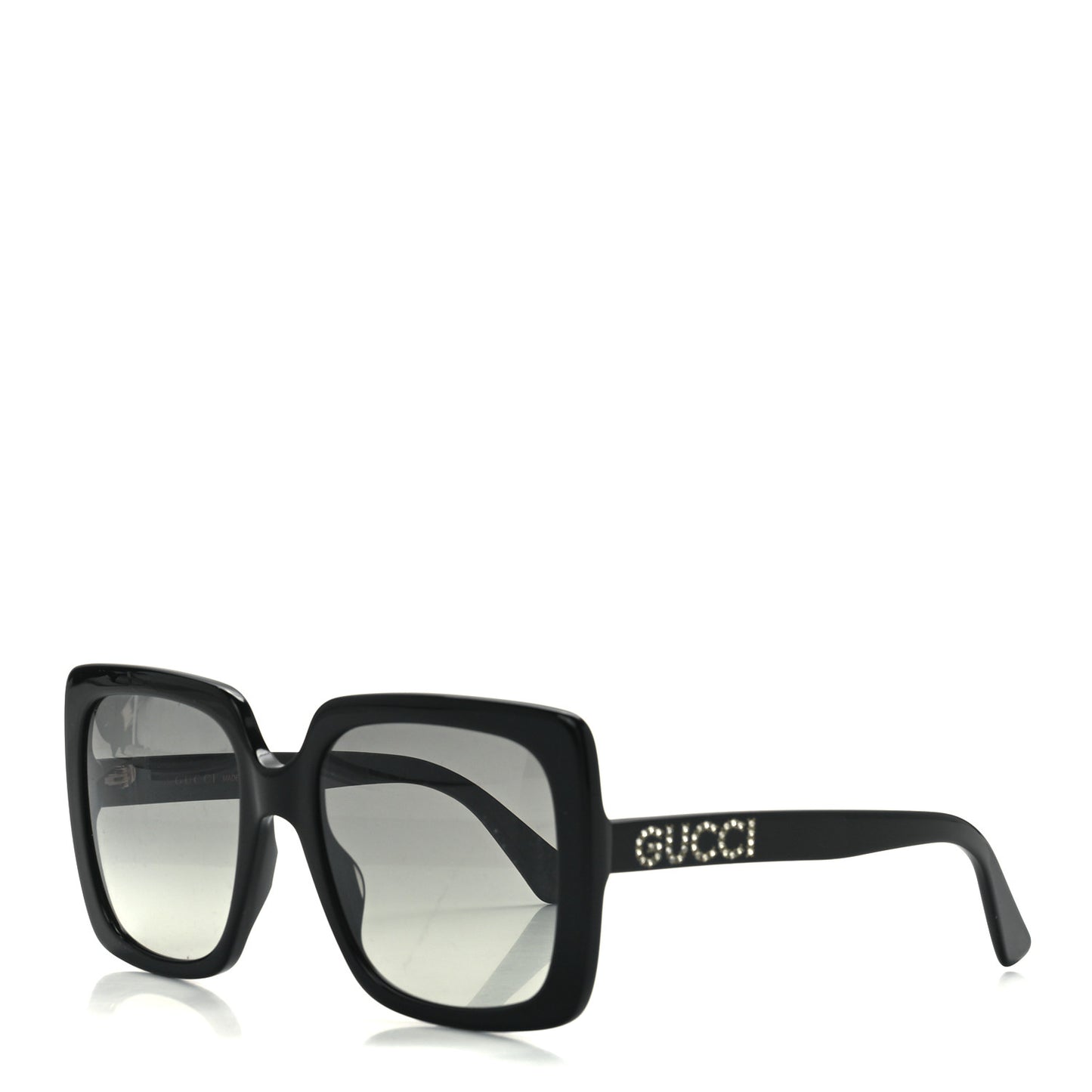 Acetate Square Frame Sunglasses GG0148S Black
