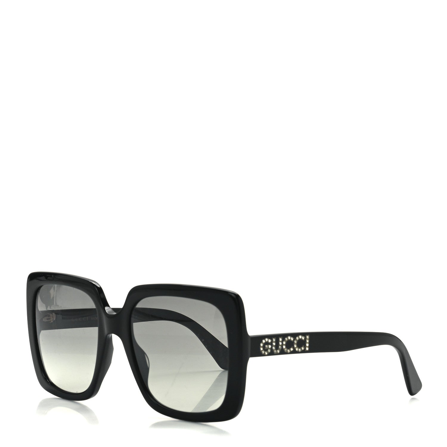 Gucci Acetate Square Frame Sunglasses GG0148S Black 1 of 8