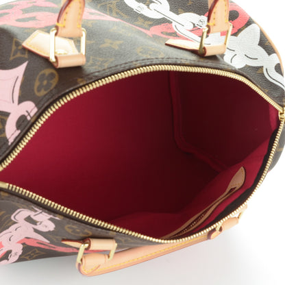 Louis Vuitton Monogram Bay Speedy 30 Rose Ballerine Poppy 5 of 7