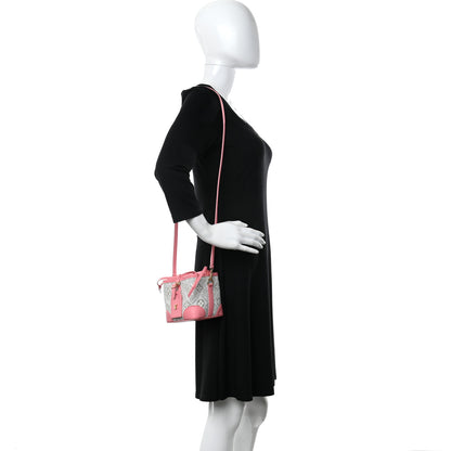 Louis Vuitton Jacquard Since 1854 Noe Purse Ecru Beige Pink 2 of 6