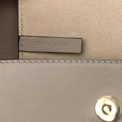 Chloe Suede Calfskin Mini Faye Shoulder Bag Motty Grey 7 of 12