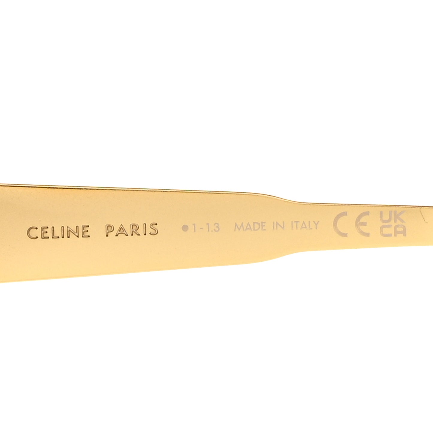 Metal Triomphe 01 Sunglasses CL40235U Gold Green