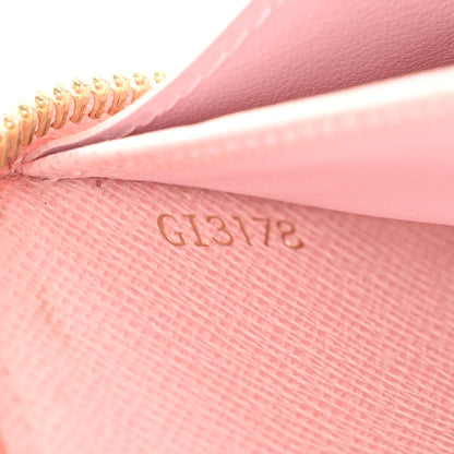 Louis Vuitton Damier Azur Zippy Wallet Rose Ballerine 7 of 9
