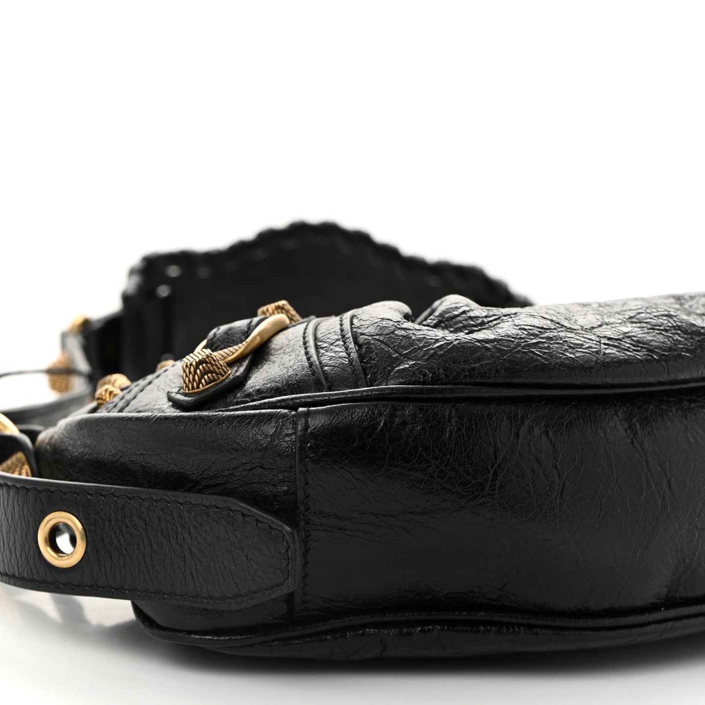 Agneau Arena Le Cagole Shoulder Bag XS Black