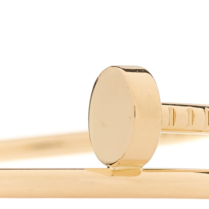 Cartier 18K Yellow Gold Small Juste Un Clou Ring 63 10.25 4 of 6