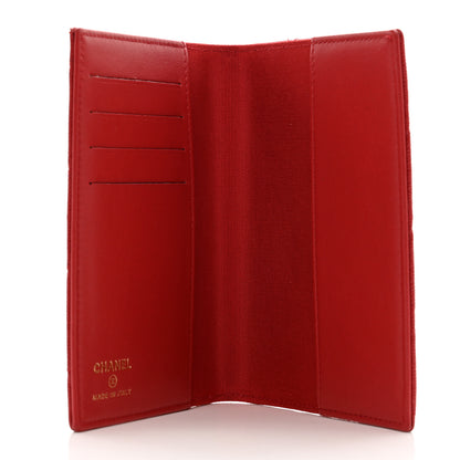 Chanel Caviar Quilted Passport Holder Red 5 of 8