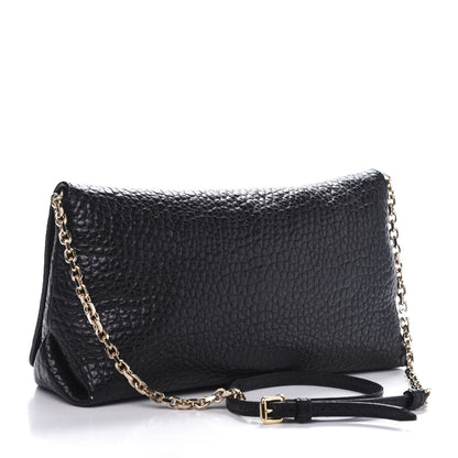 Burberry Signature Grain Medium Mildenhall Crossbody Bag Black 3 of 14