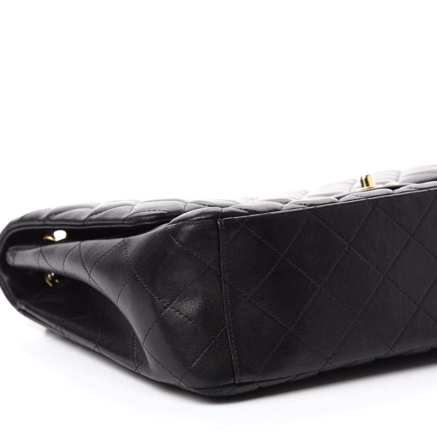 Chanel Lambskin Quilted Maxi Single Flap Black 7 of 13