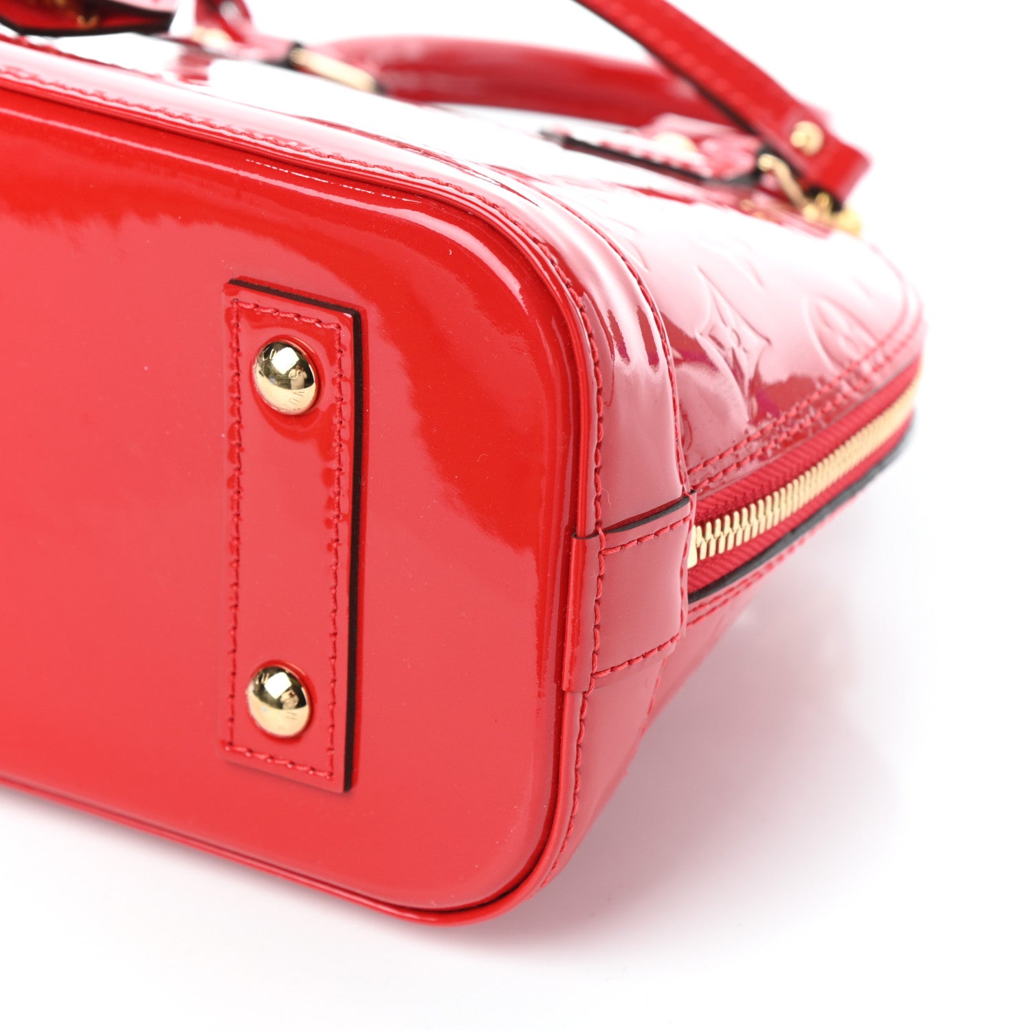 Louis Vuitton Vernis Alma BB Cherry 9 of 9