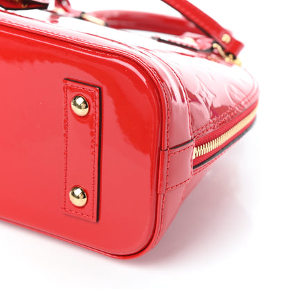Louis Vuitton Vernis Alma BB Cherry 9 of 9