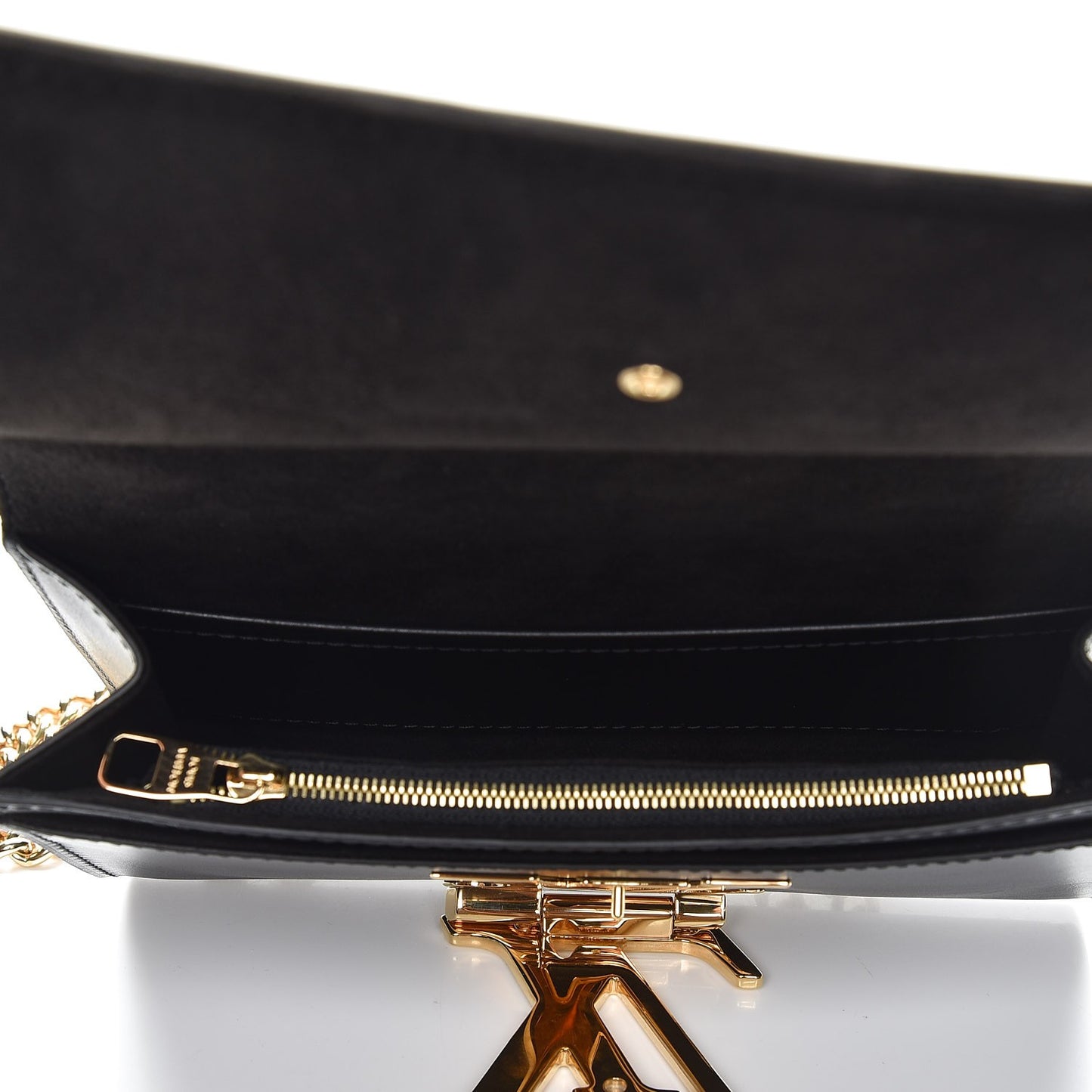 Calfskin Chain Louise MM Black