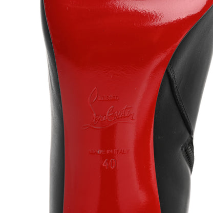 Christian Louboutin Calfskin Condora Botta 85 Knee Boots 40 Black 7 of 8