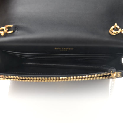 Saint Laurent Smooth Calfskin Classic Monogram Kate Tassel Chain Wallet Black 5 of 10