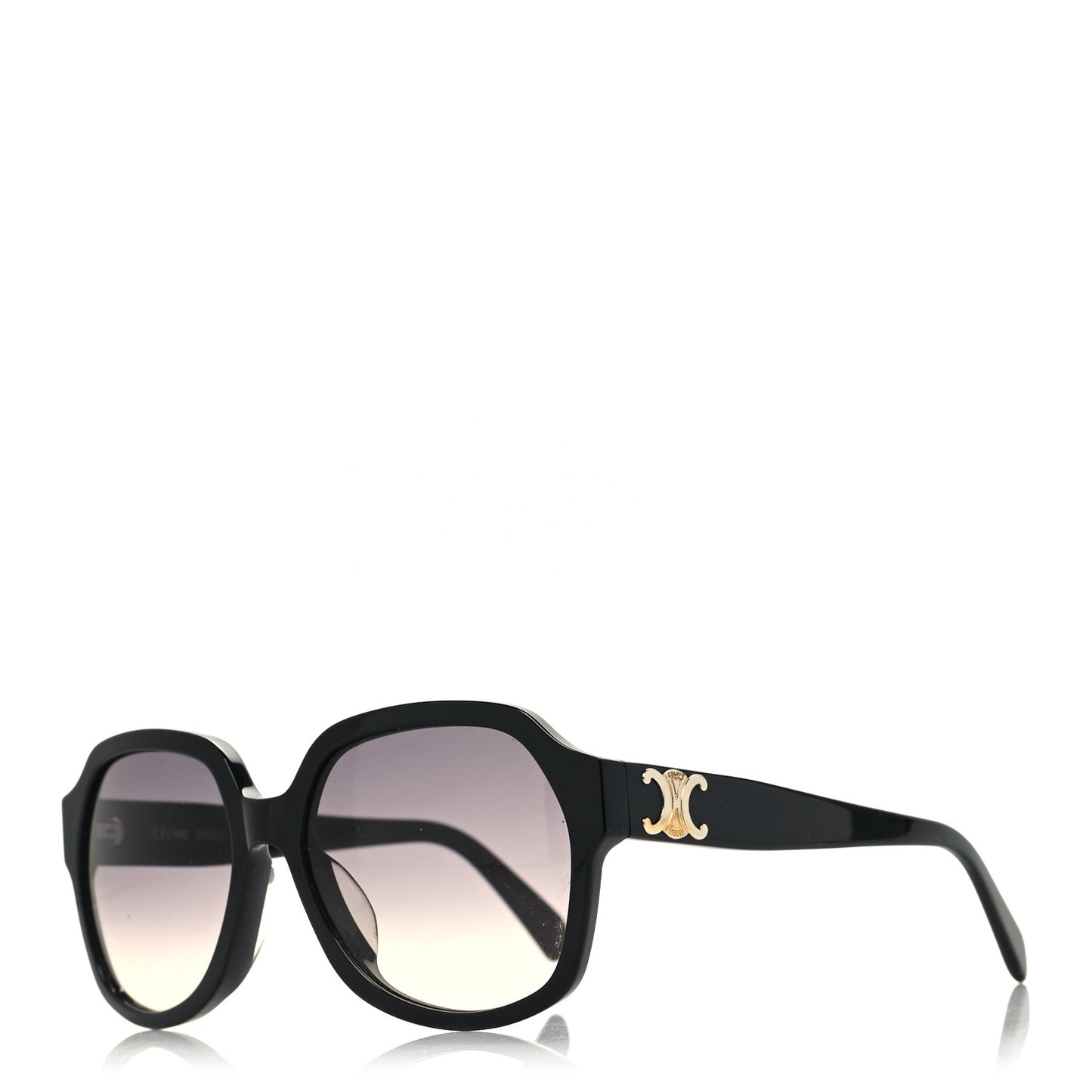 Acetate Triomphe Sunglasses CL40189F Black