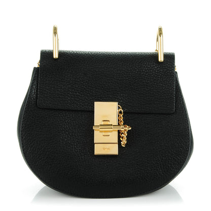 Chloe Grained Lambskin Mini Drew Shoulder Bag Black 1 of 7
