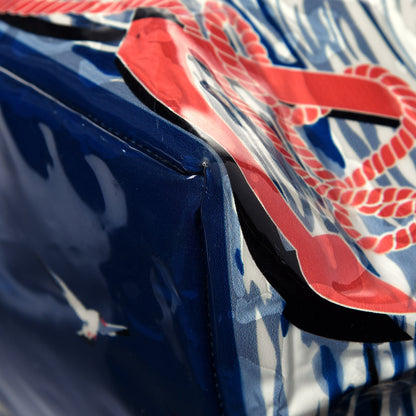 Stella McCartney PVC Sailboat Tote Blue Red White 10 of 20