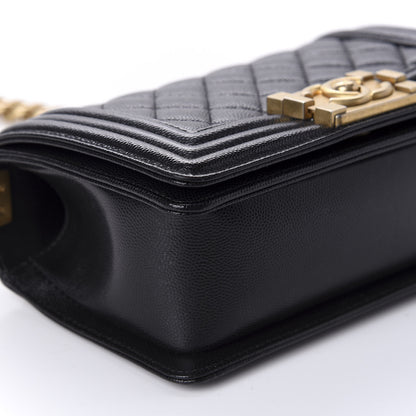Chanel Caviar Quilted Small Boy Flap Black 6 of 10