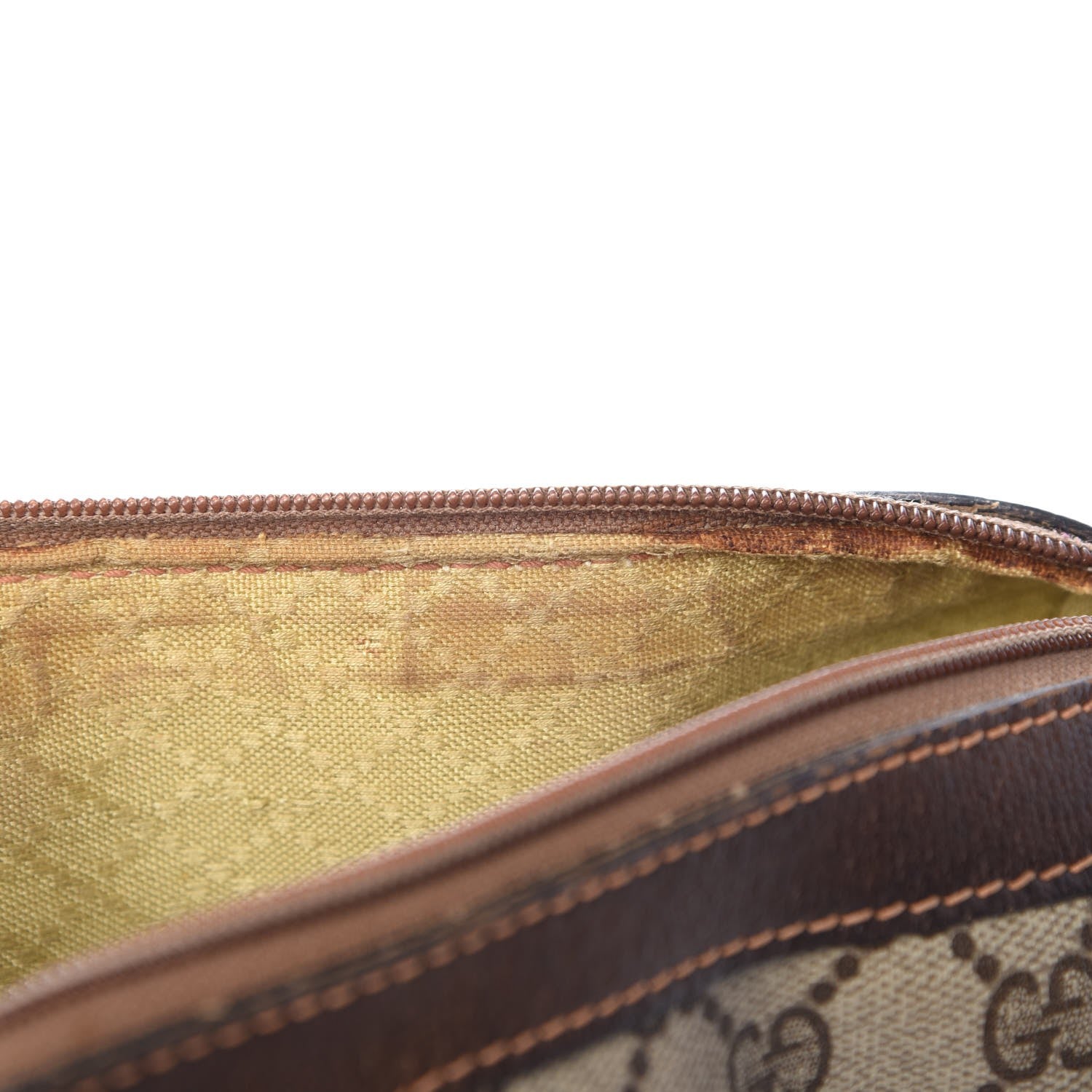 Gucci Monogram Web Shoulder Bag Dark Brown 8 of 29