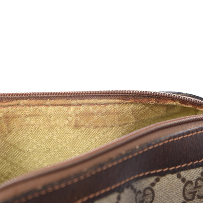 Gucci Monogram Web Shoulder Bag Dark Brown 8 of 29