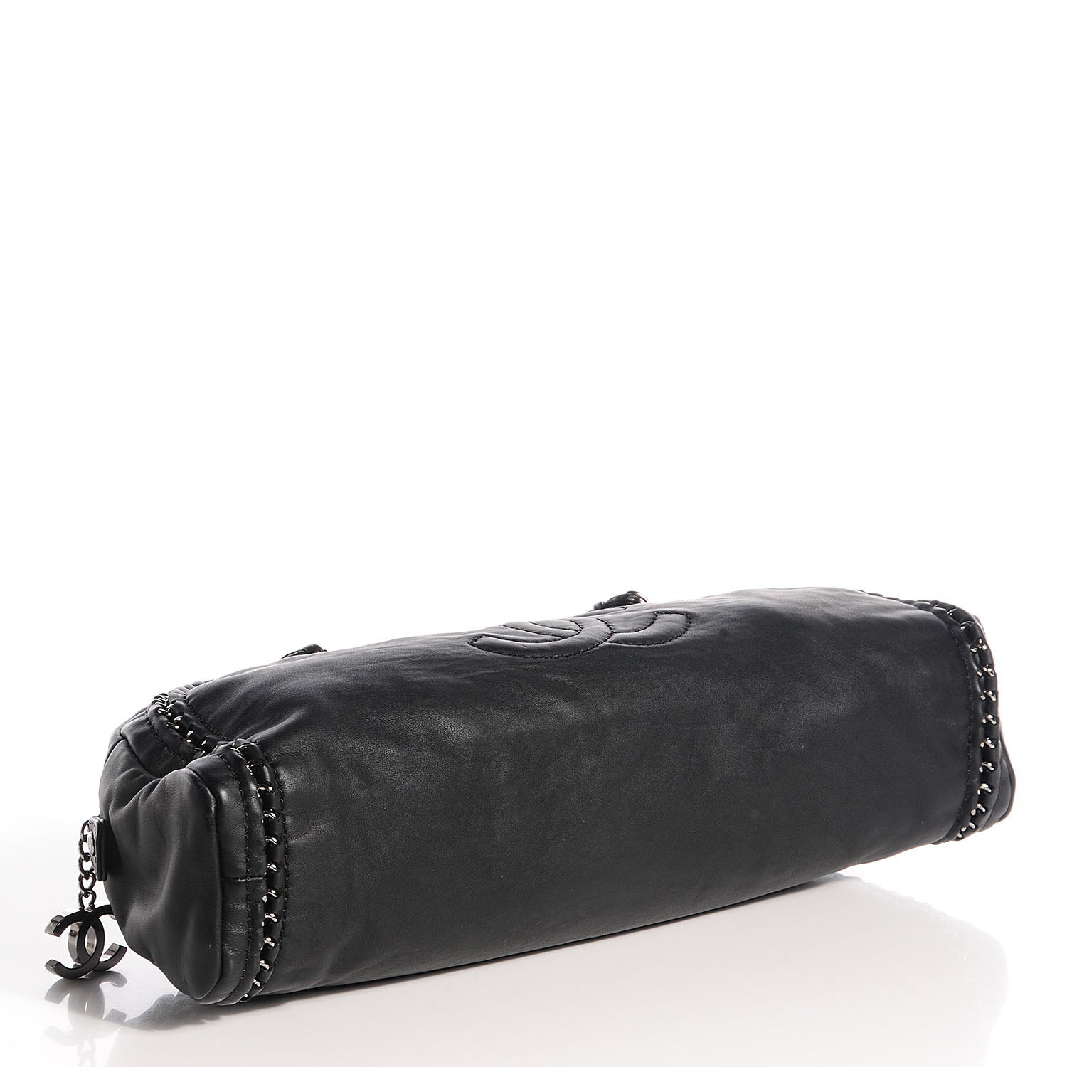 Chanel Smooth Calfskin Luxe Ligne Small Bowler Black 4 of 7