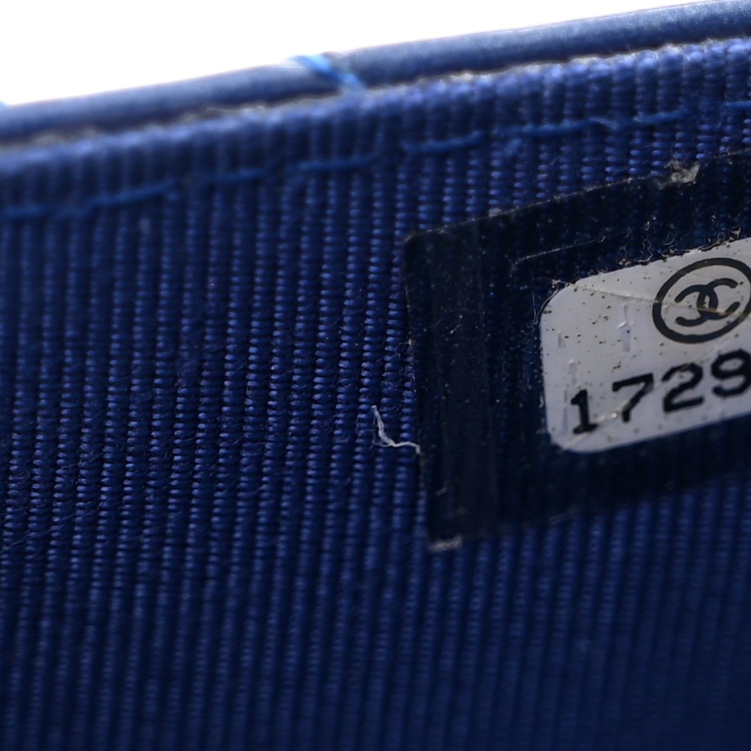 Chanel Patent Quilted Wallet On Chain WOC Blue 8 of 12