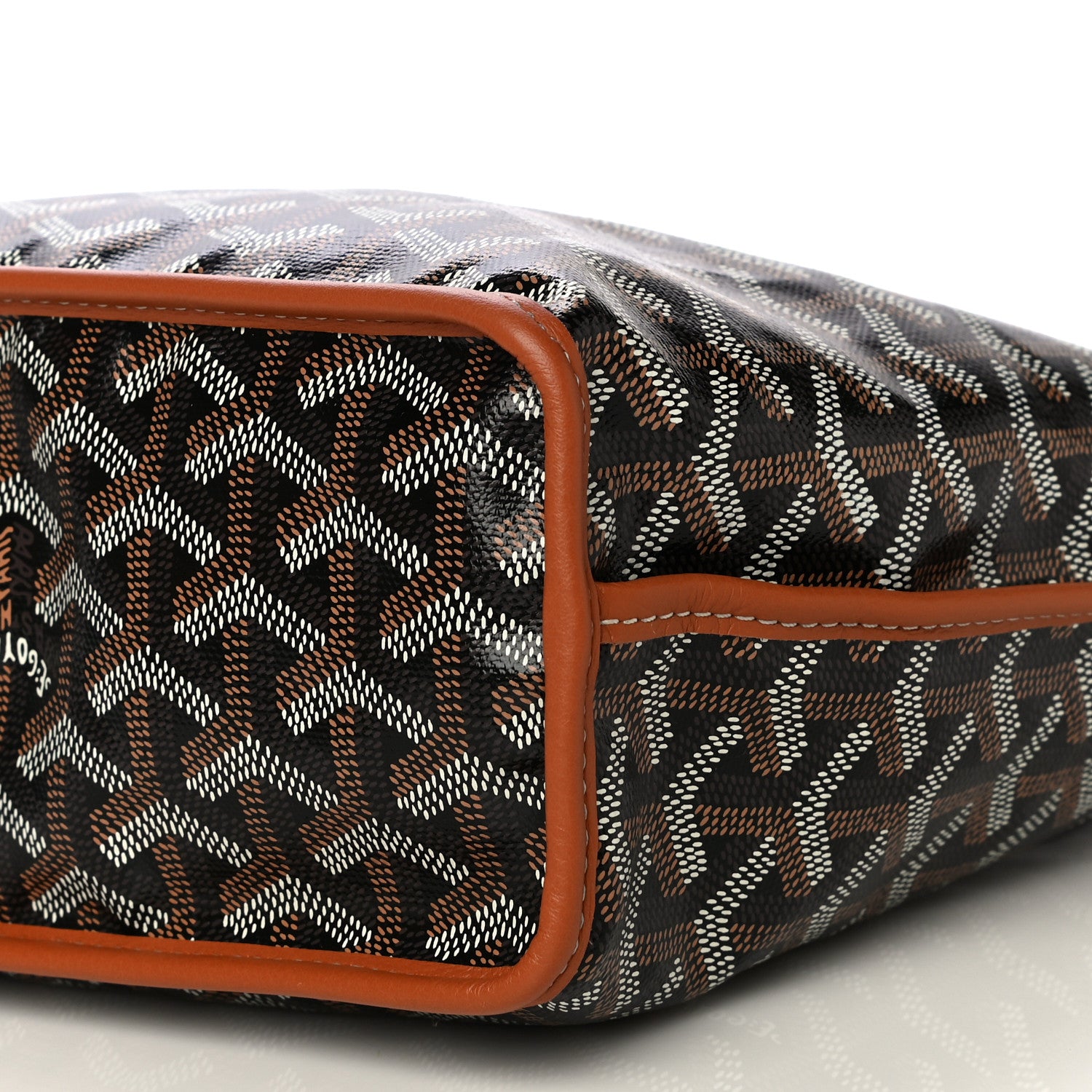 Goyard Goyardine Reversible Mini Anjou Black Gold 6 of 17