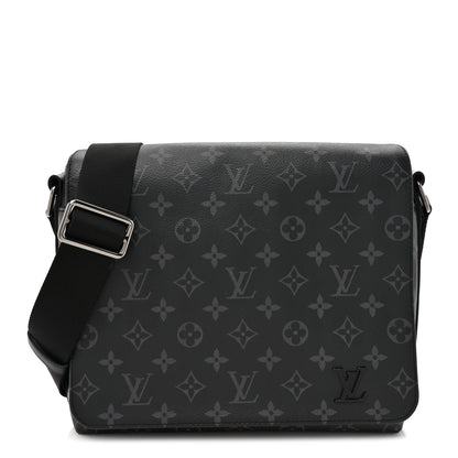 Louis Vuitton Monogram Eclipse District PM Black 1 of 14